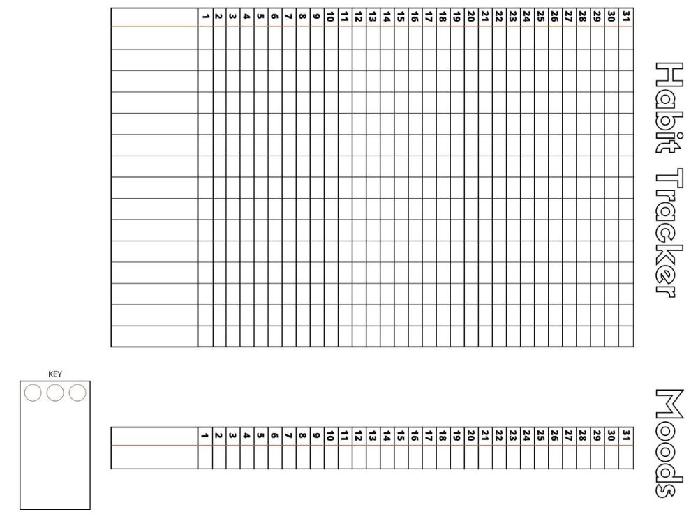 Detail Mood Tracker Template Free Nomer 42