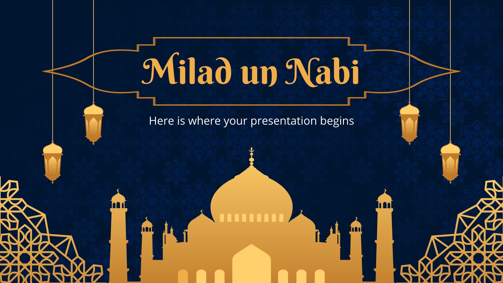 Detail Mosque Template Powerpoint Nomer 9