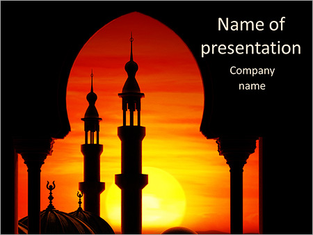 Detail Mosque Template Powerpoint Nomer 35