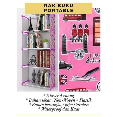 Detail Motif Rak Buku Nomer 18