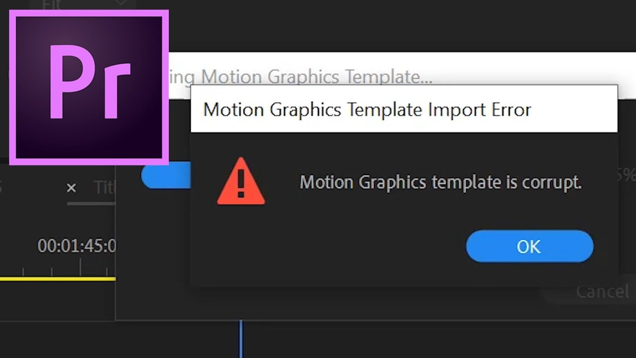 Detail Motion Graphics Template Is Corrupt Nomer 2