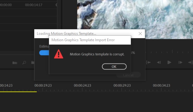 Detail Motion Graphics Template Is Corrupt Nomer 17