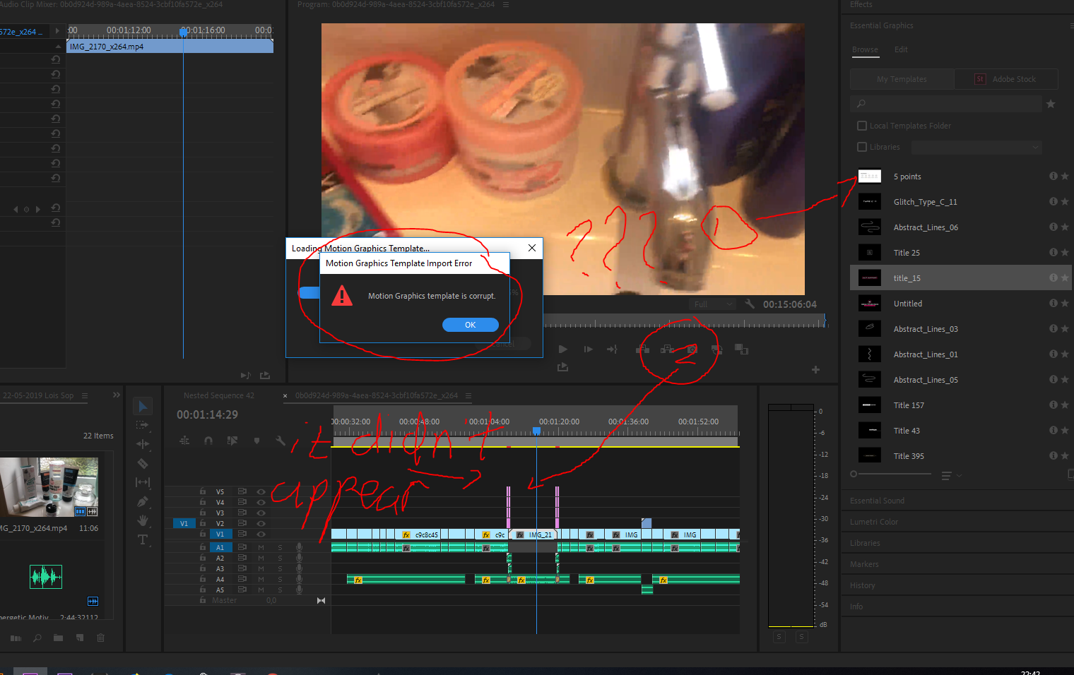 Detail Motion Graphics Template Is Corrupt Nomer 10