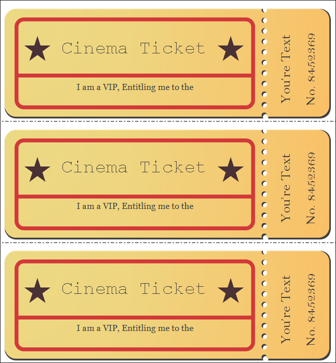 Detail Movie Admission Ticket Template Nomer 14