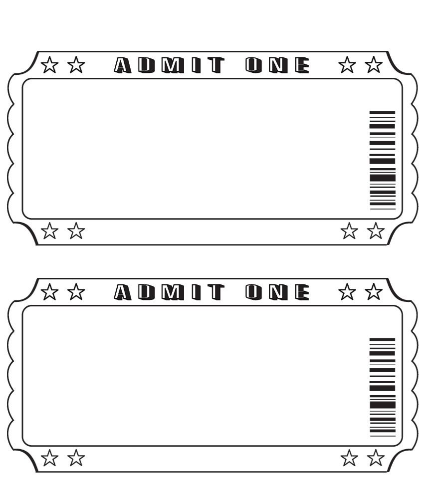 Detail Movie Admission Ticket Template Nomer 3