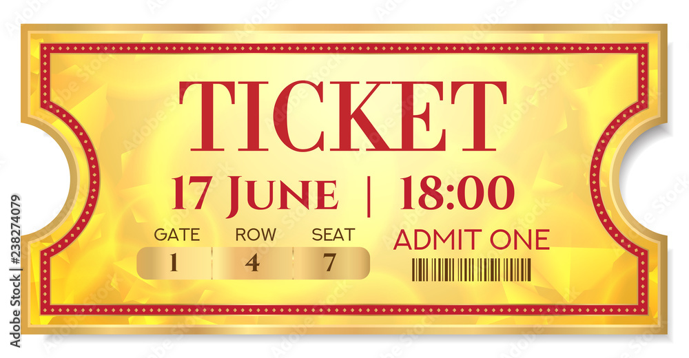 Detail Movie Admission Ticket Template Nomer 22
