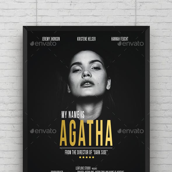 Detail Movie Poster Design Template Nomer 9