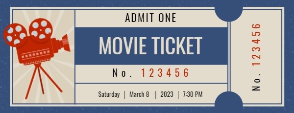 Detail Movie Ticket Template Nomer 5