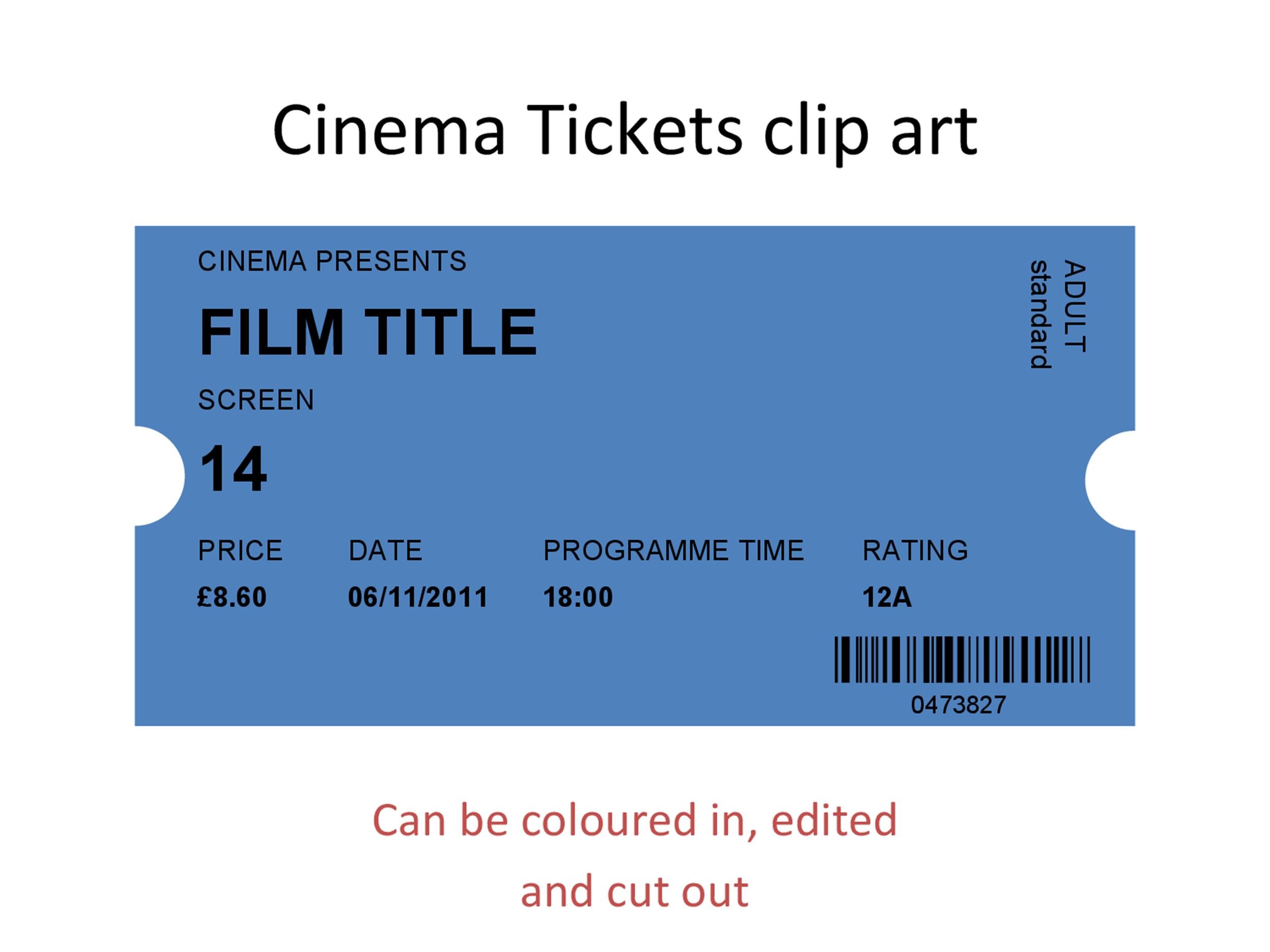 Detail Movie Ticket Template Nomer 39