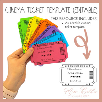 Detail Movie Ticket Template Nomer 40