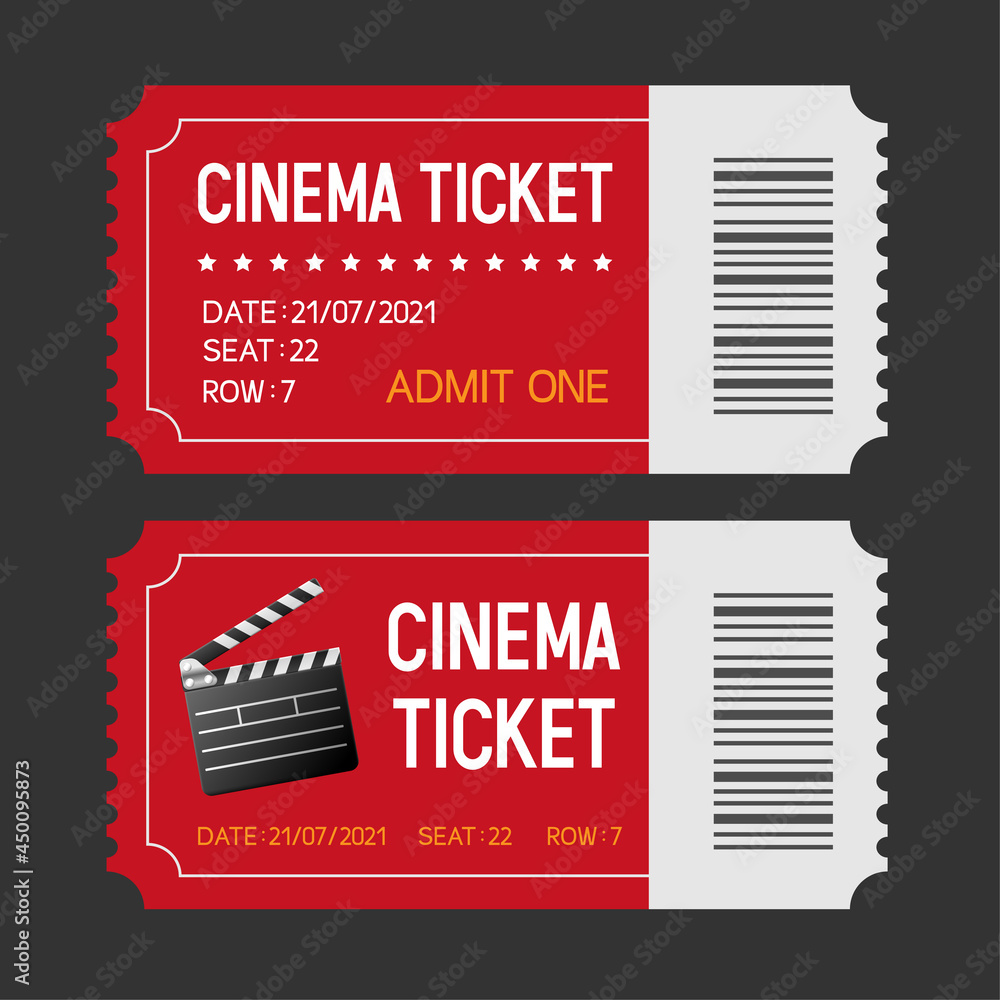 Detail Movie Ticket Template Nomer 52