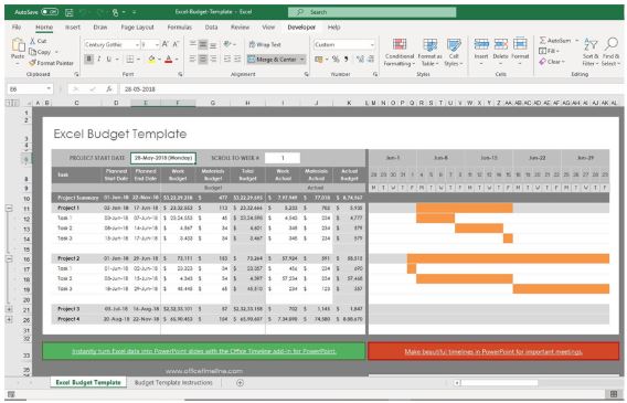 Detail Ms Project Excel Template Nomer 39