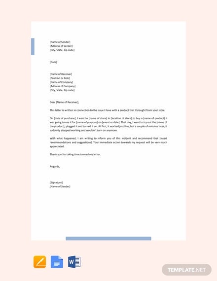 Detail Ms Word Letter Template Nomer 12