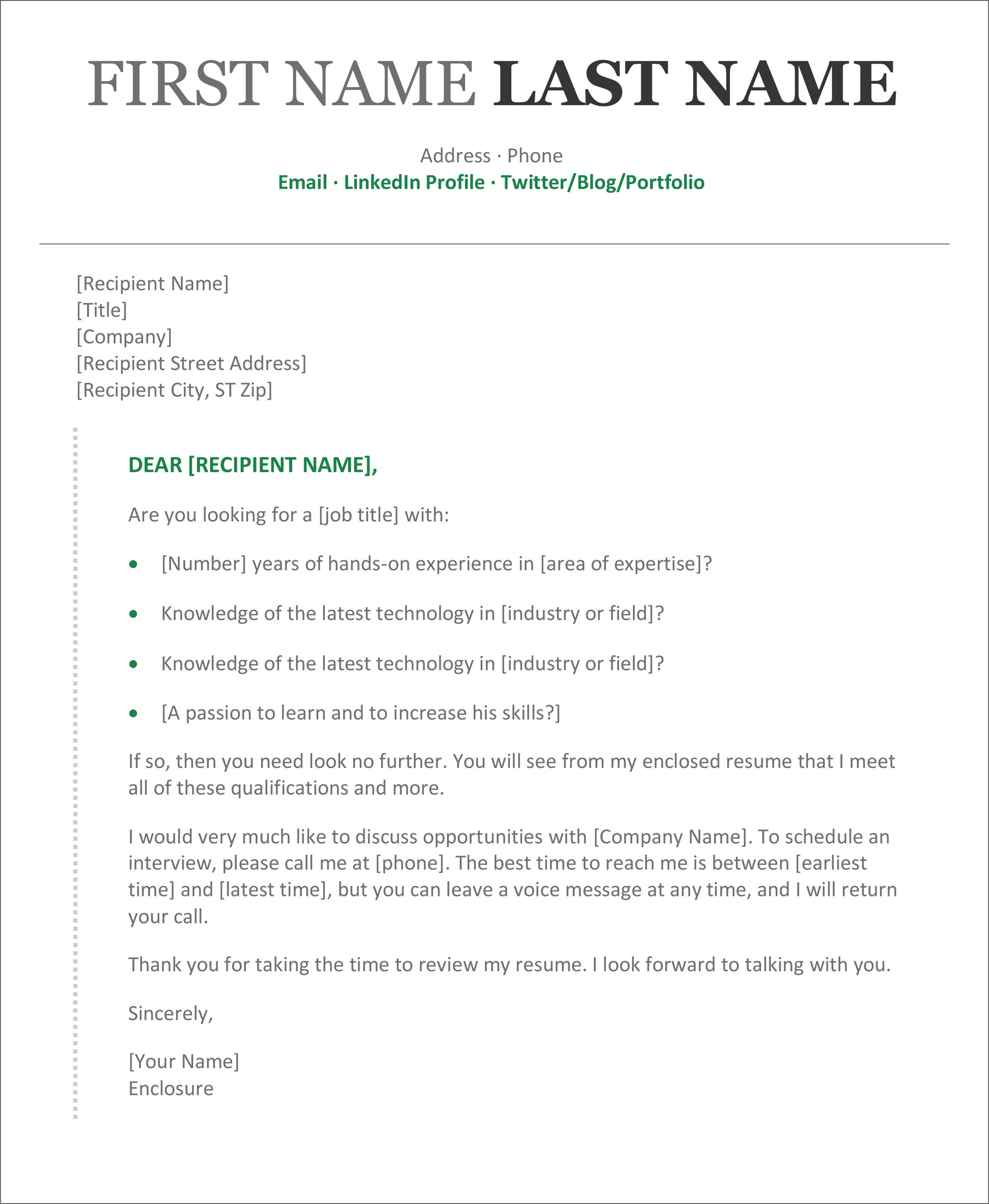 Detail Ms Word Letter Template Nomer 32