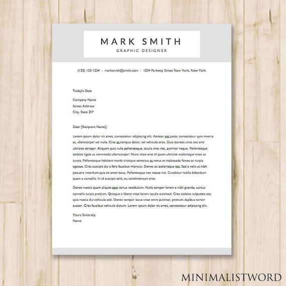 Detail Ms Word Letter Template Nomer 46