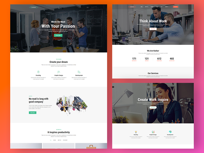 Detail Multipurpose Bootstrap 4 Template Nomer 5