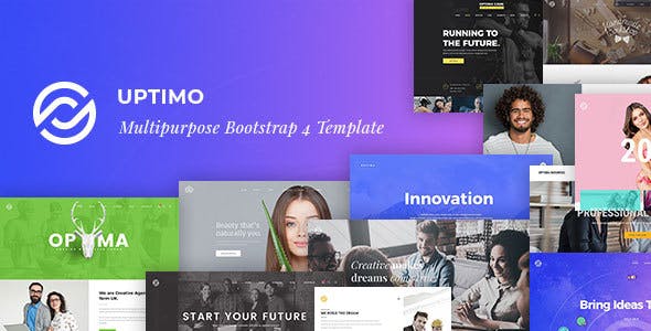 Detail Multipurpose Bootstrap 4 Template Nomer 41