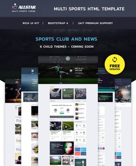 Detail Multipurpose Bootstrap 4 Template Nomer 54