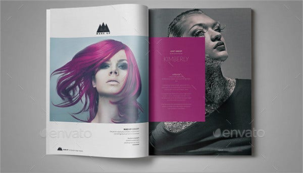 Detail Multipurpose Indesign Magazine Template Nomer 15