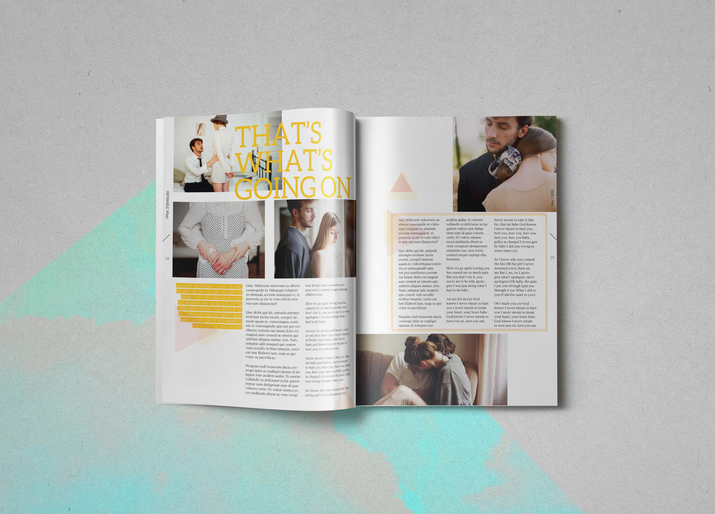 Detail Multipurpose Indesign Magazine Template Nomer 19