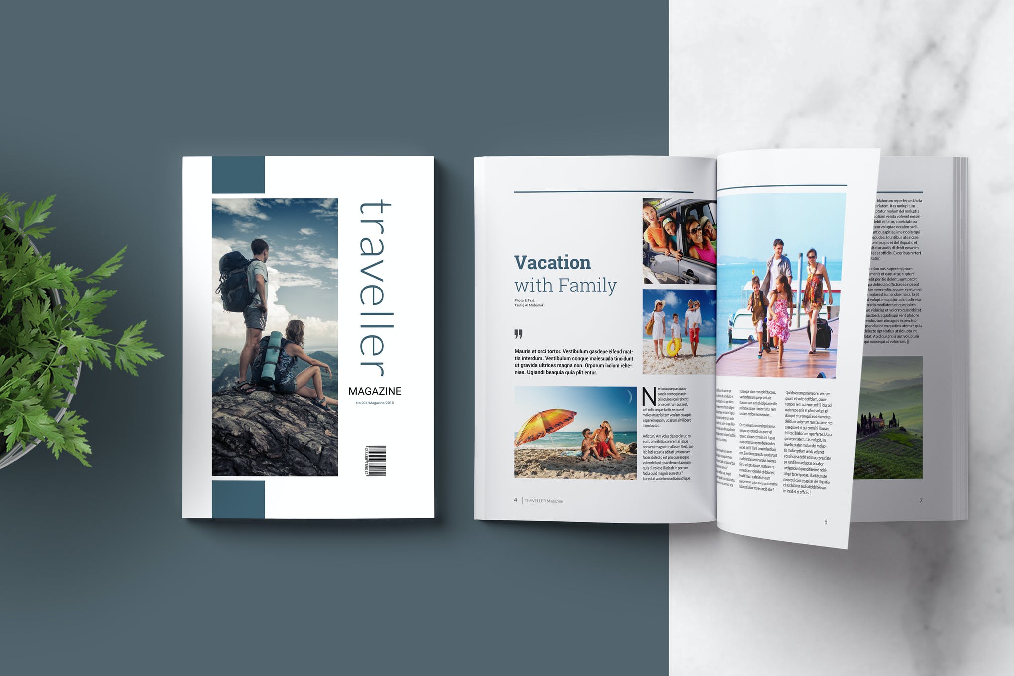 Detail Multipurpose Indesign Magazine Template Nomer 28