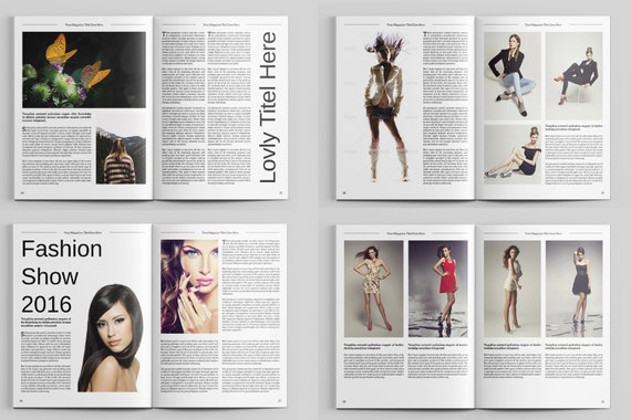 Detail Multipurpose Indesign Magazine Template Nomer 38