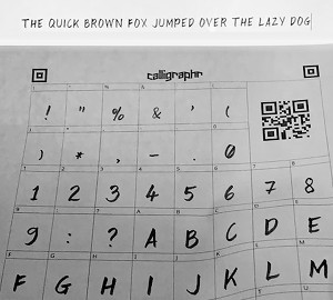 Detail My Script Font Template Nomer 13