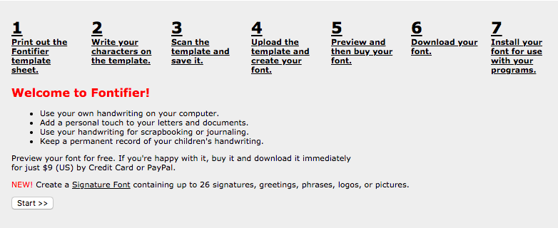 Detail My Script Font Template Nomer 18