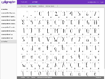 Detail My Script Font Template Nomer 26