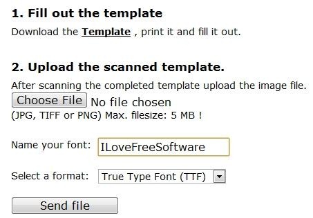 Detail My Script Font Template Nomer 51