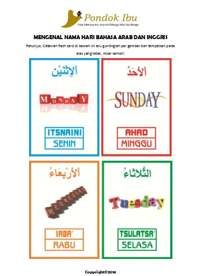 Detail Nama Hari Bahasa Arab Nomer 31
