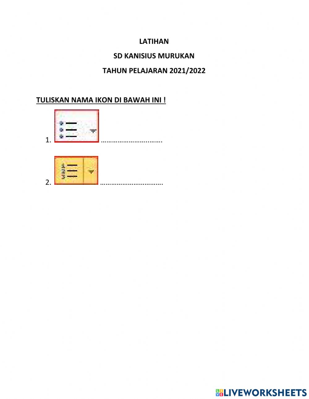 Detail Nama Ikon Adalah Nomer 23