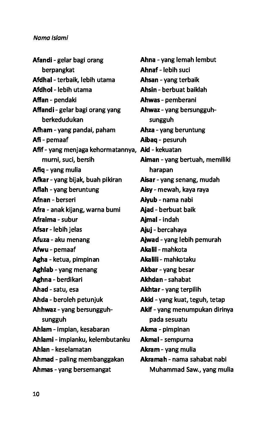 Detail Nama Nama Buku Nomer 3