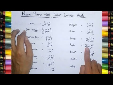 Detail Nama Nama Hari Bahasa Arab Nomer 11