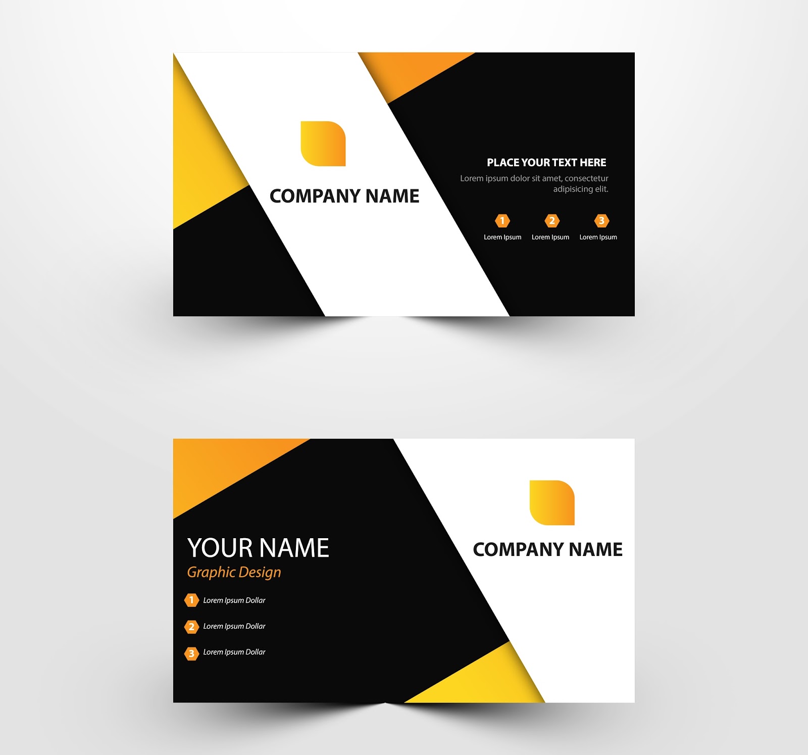 Name Card Template Download - KibrisPDR