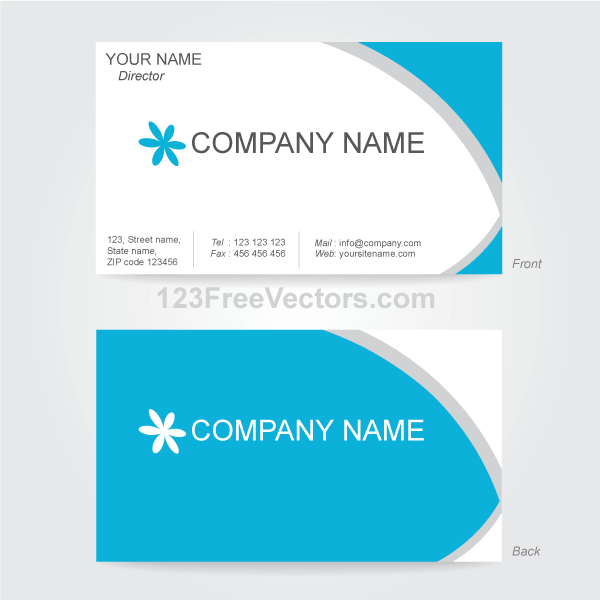 Detail Name Card Template Download Nomer 14