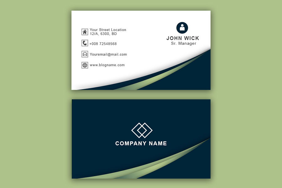 Detail Name Card Template Download Nomer 20
