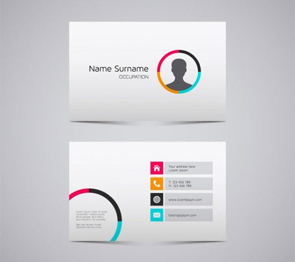 Detail Name Card Template Download Nomer 3