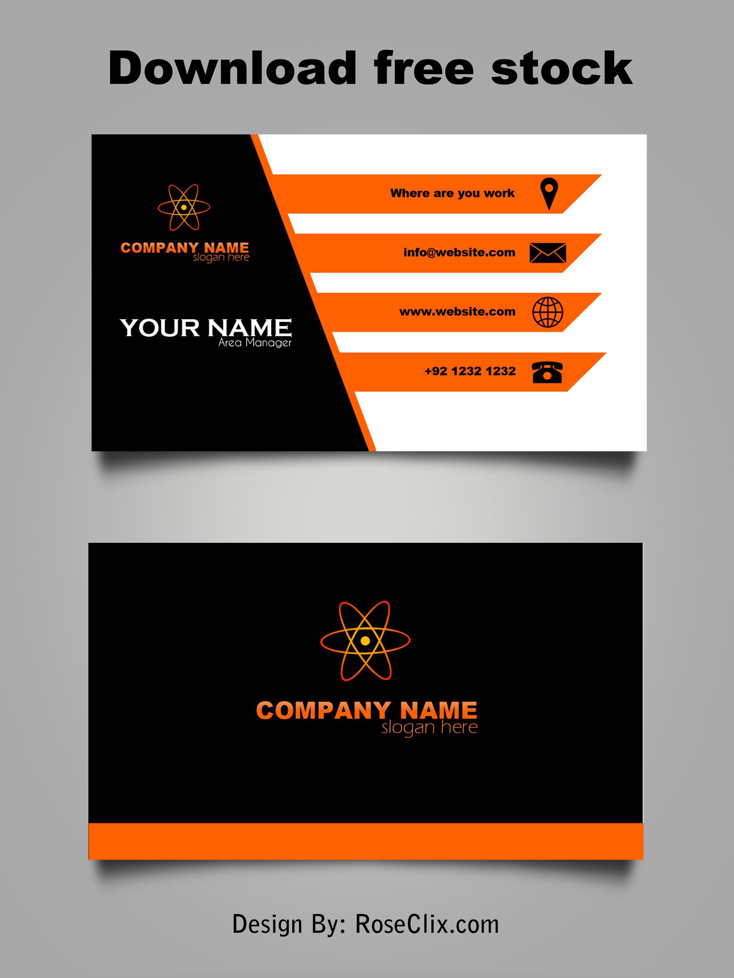 Detail Name Card Template Download Nomer 25