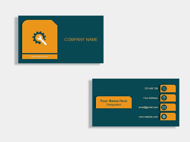 Detail Name Card Template Download Nomer 30