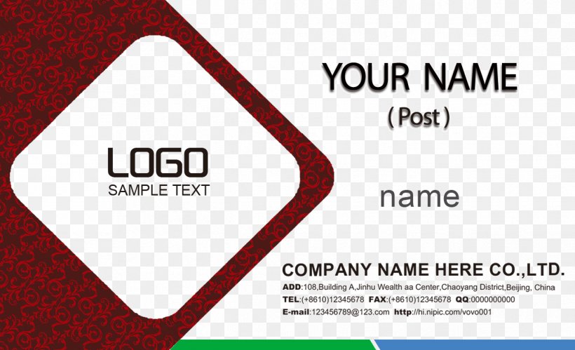 Detail Name Card Template Download Nomer 31