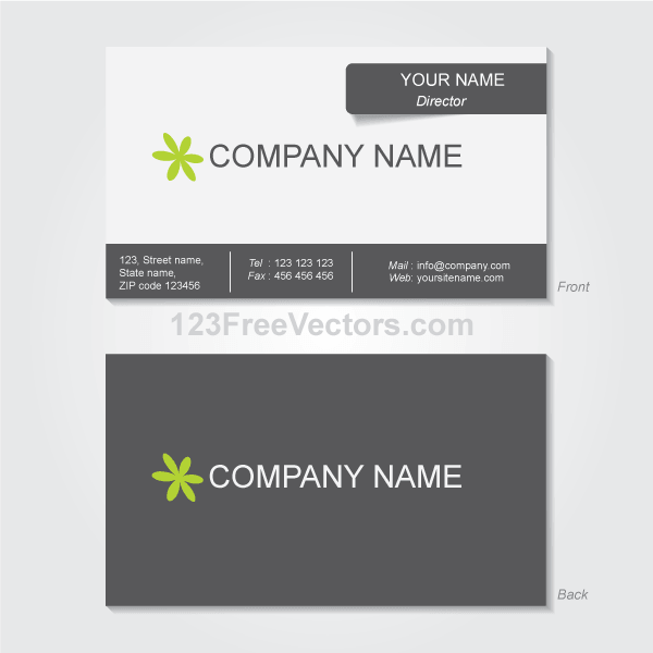 Detail Name Card Template Download Nomer 36