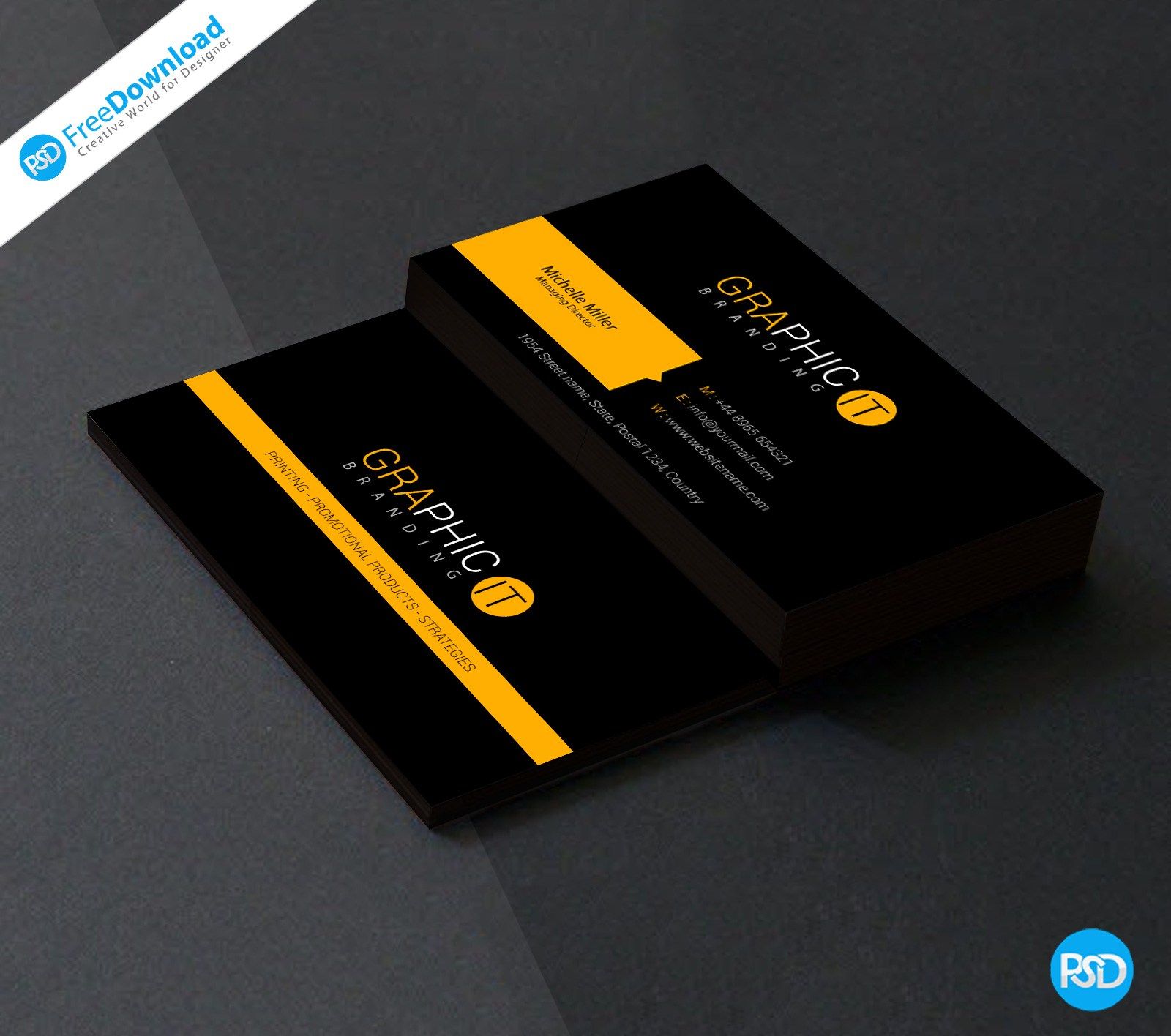 Detail Name Card Template Download Nomer 51