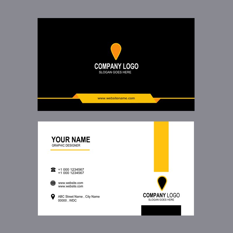 Detail Name Card Template Download Nomer 54