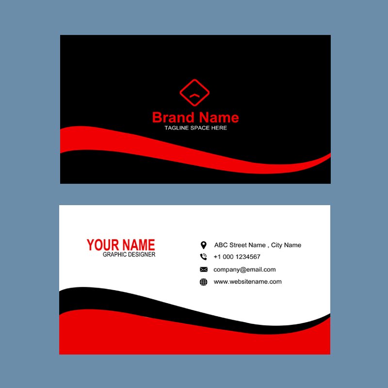 Detail Name Card Template Download Nomer 7
