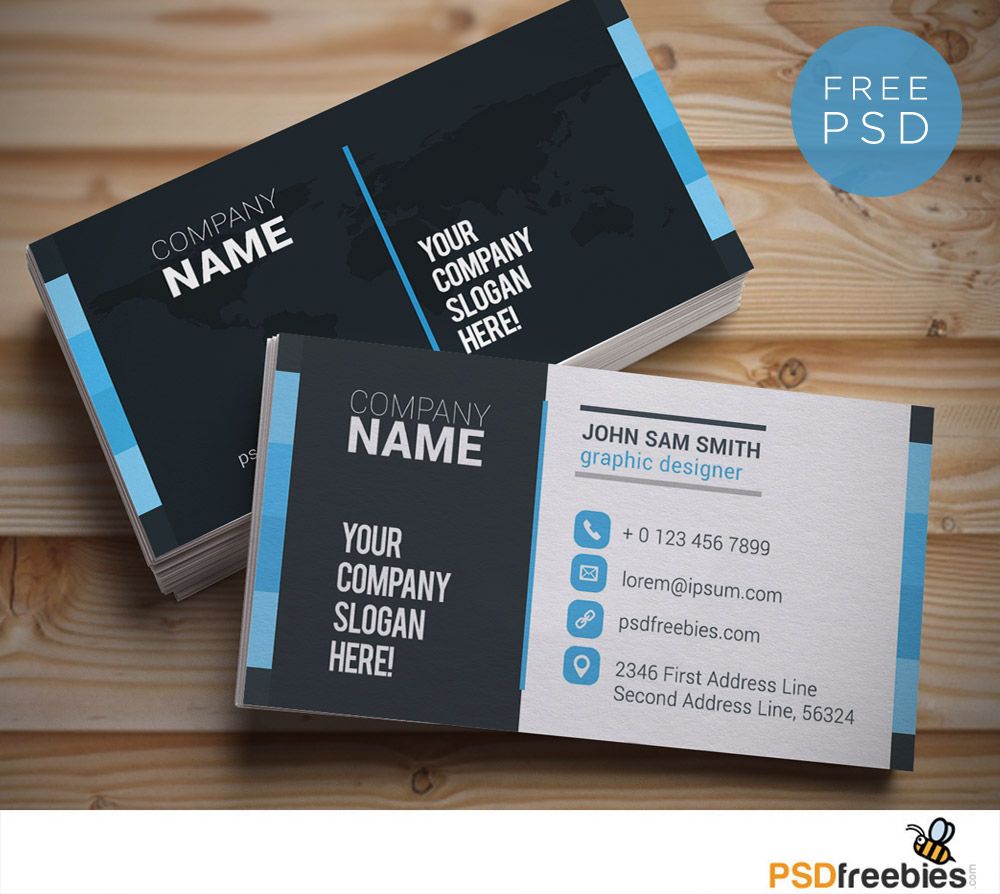 Detail Name Card Template Download Nomer 8
