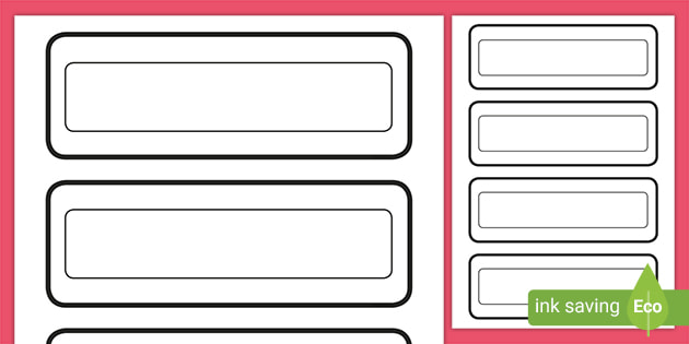 Name Table Template - 53+ Koleksi Gambar