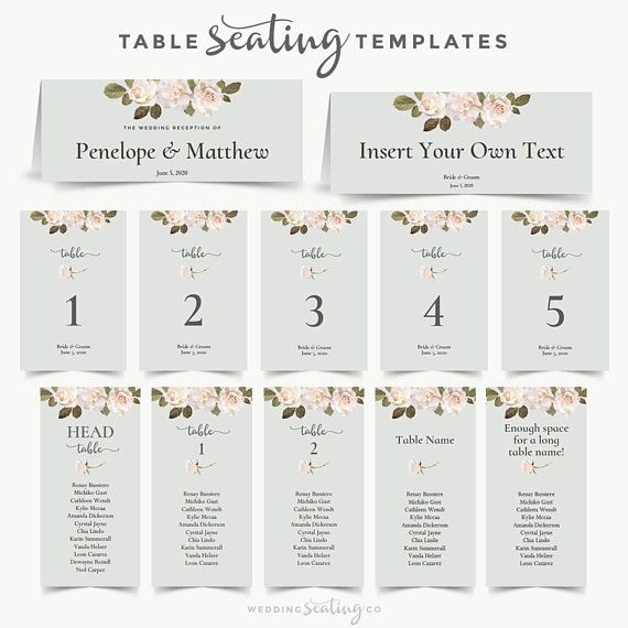Name Table Template - 53+ Koleksi Gambar