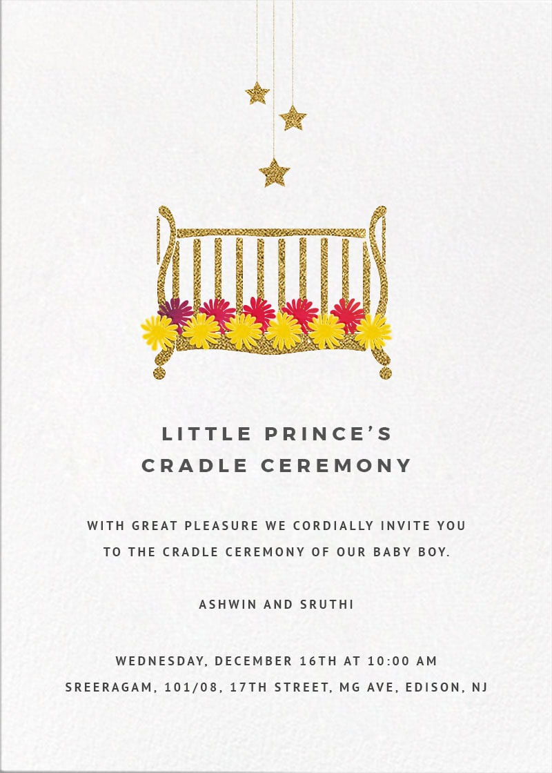 Detail Naming Ceremony Invitation Card Template Free Download Nomer 18