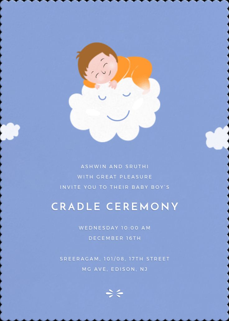 Detail Naming Ceremony Invitation Card Template Free Download Nomer 3